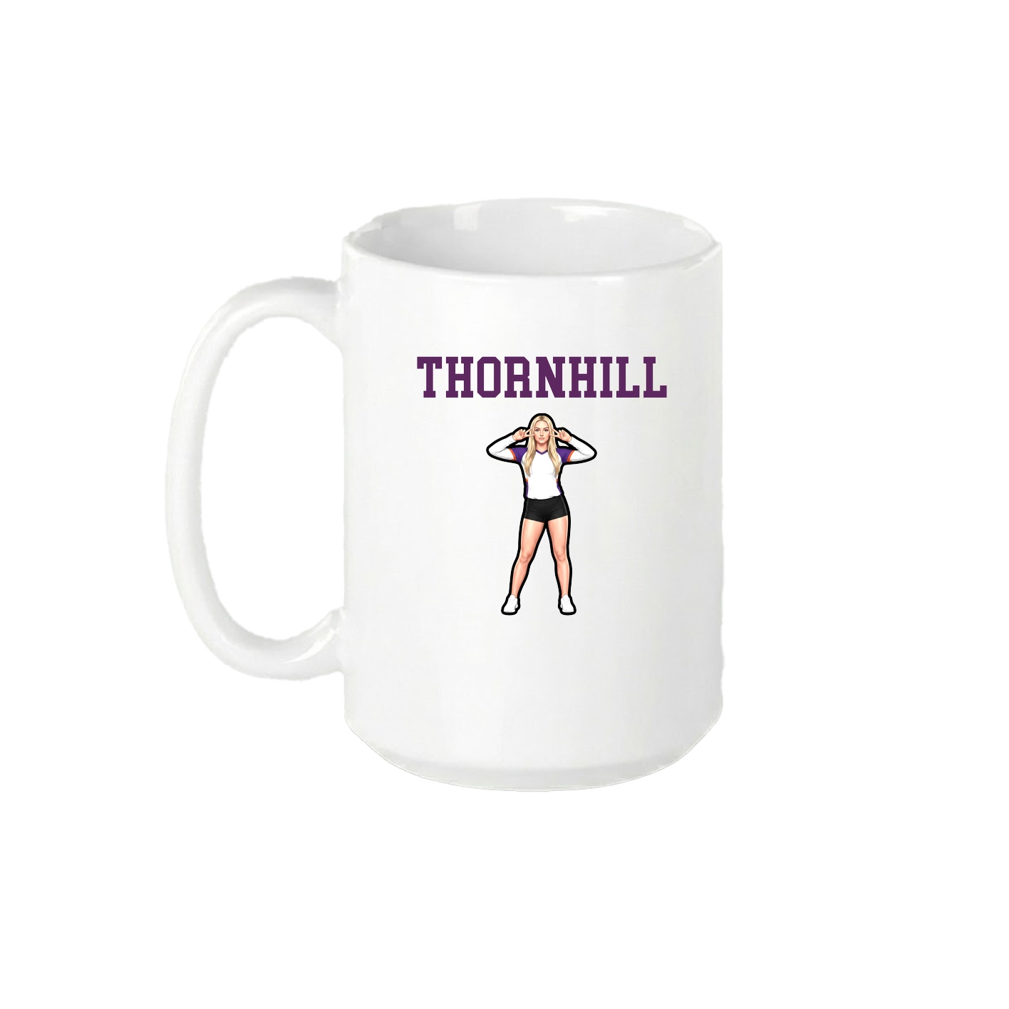 15oz Coffee Mug — Shirsey in White