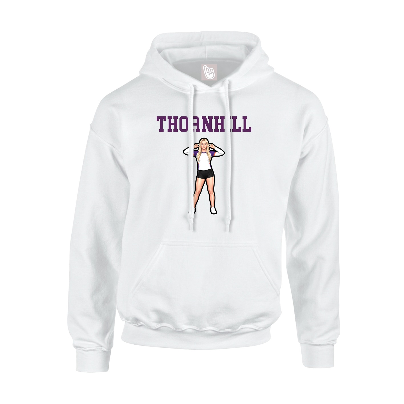 Youth Hoodie — Shirsey in White