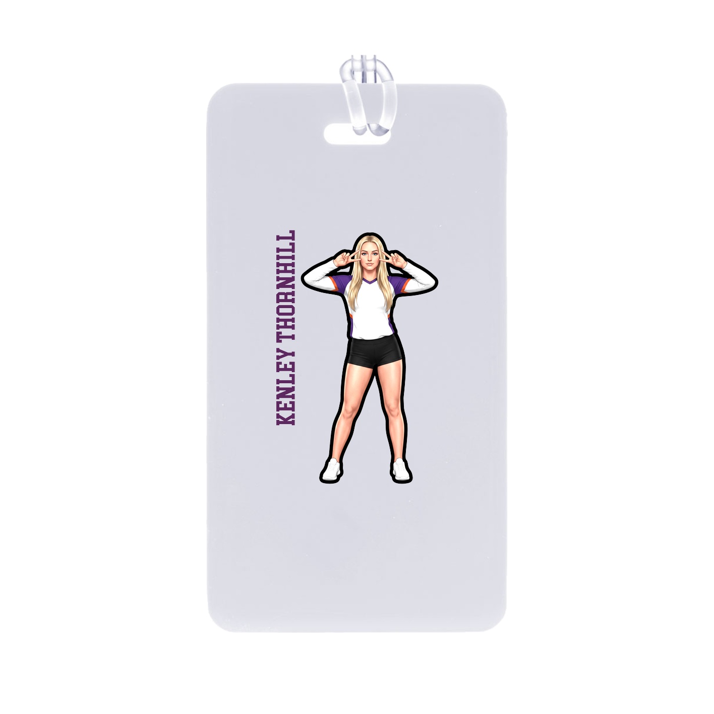 Bag Tag — Name Vertical in Classic