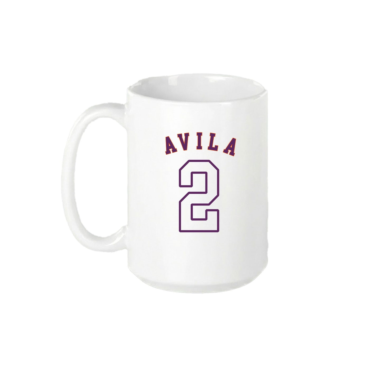 15oz Coffee Mug — Shirsey Arch in White