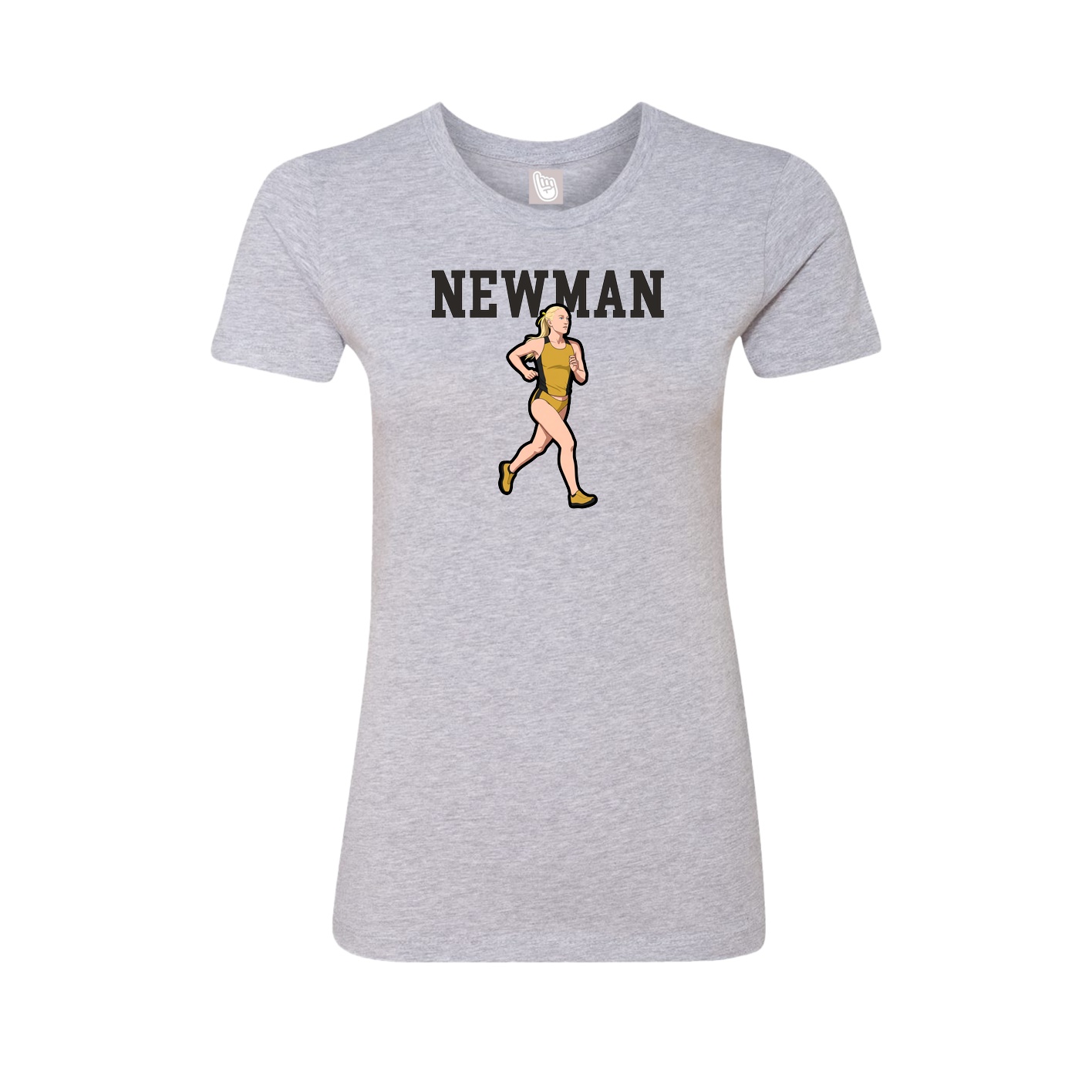 Fitted Women's Tee — Shirsey in Grey