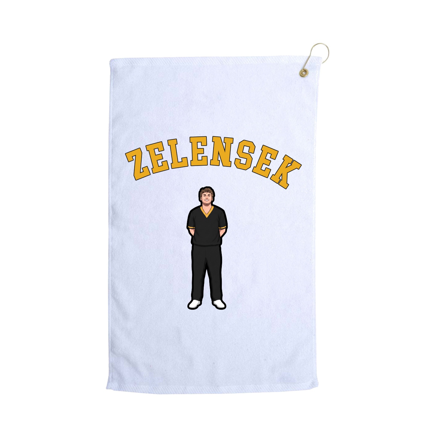Golf Towel — Shirsey Arch in White