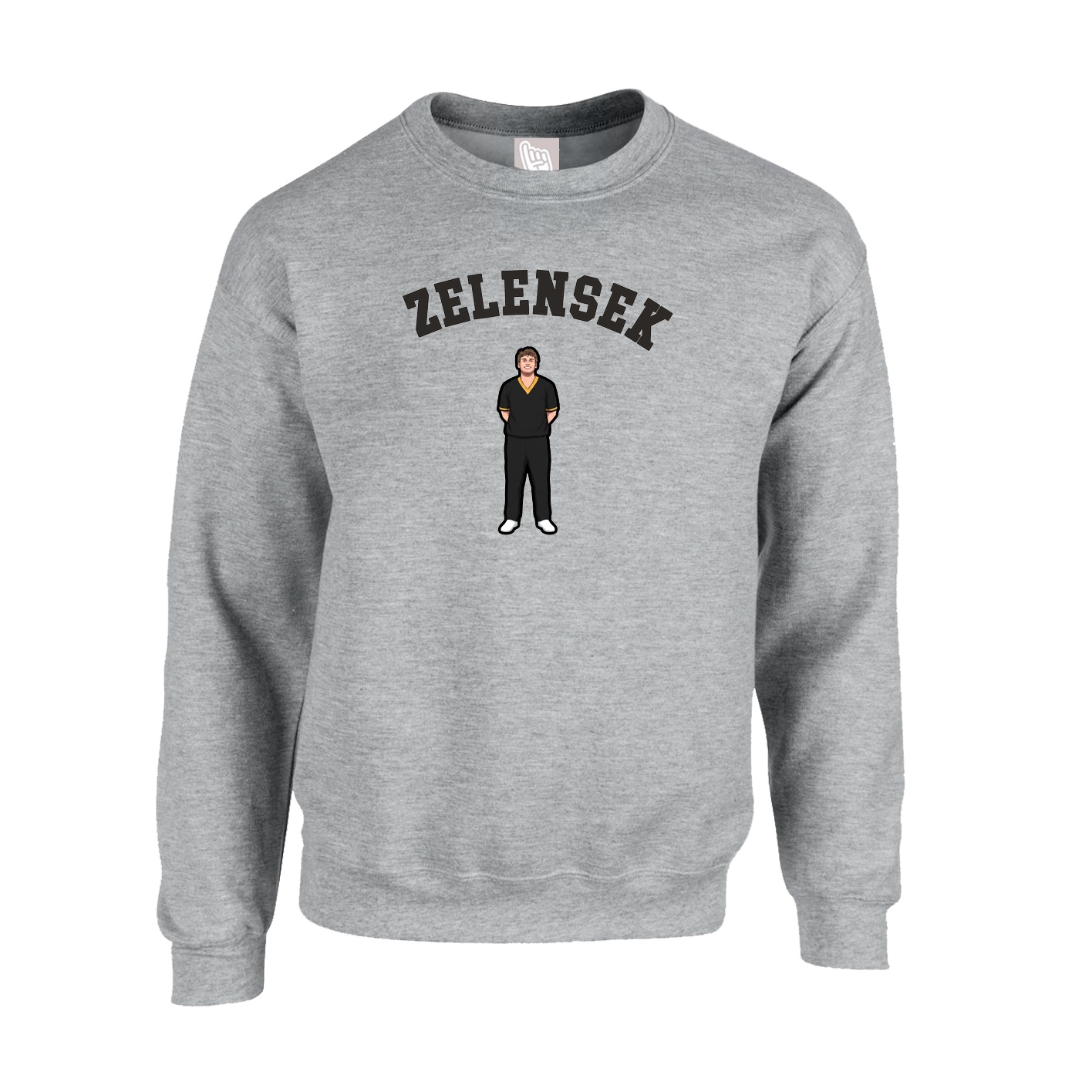 Fleece Crew — Shirsey Arch in Grey