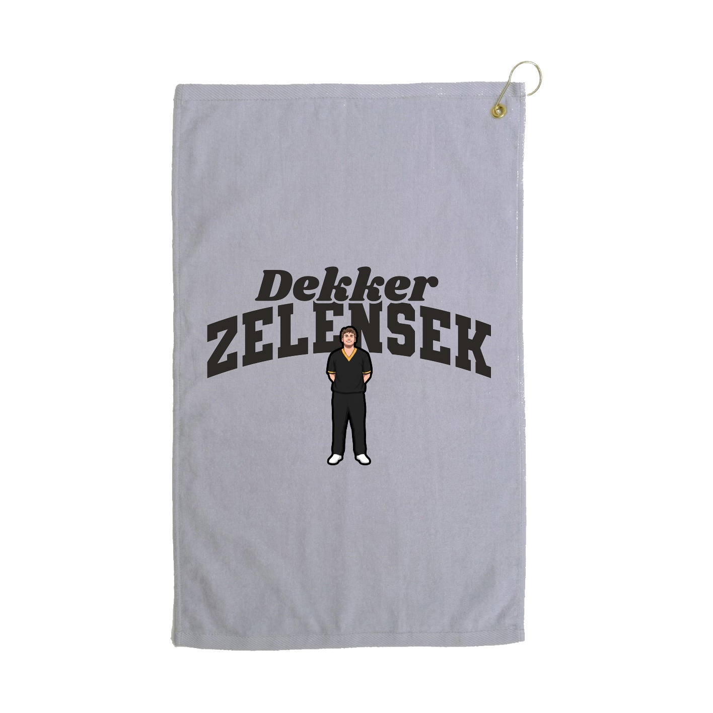 Golf Towel — Signature Arch in Grey