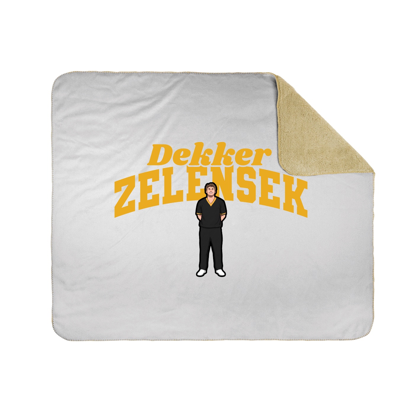 Throw Blanket — Signature Arch in White