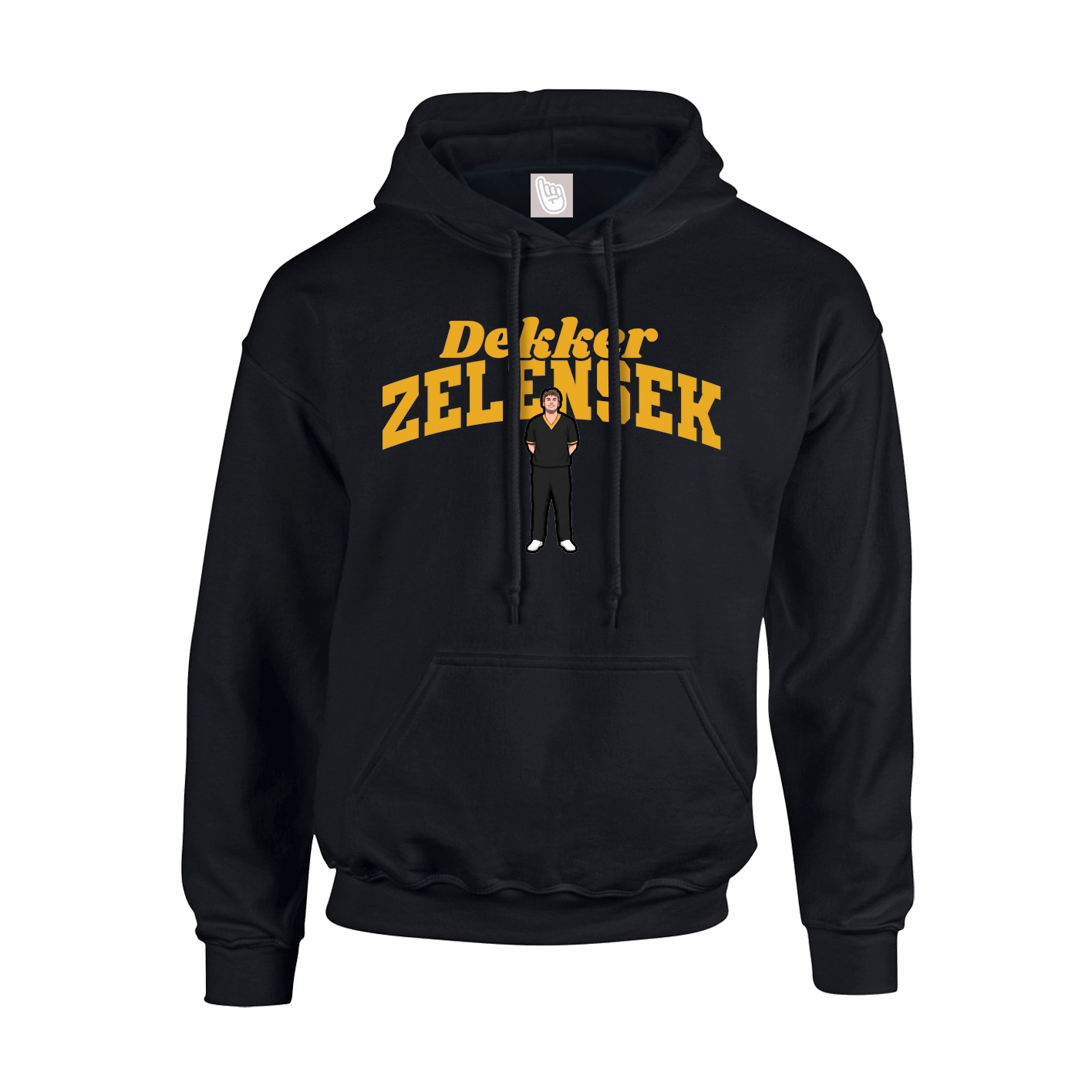 Hoodie — Signature Arch in Black