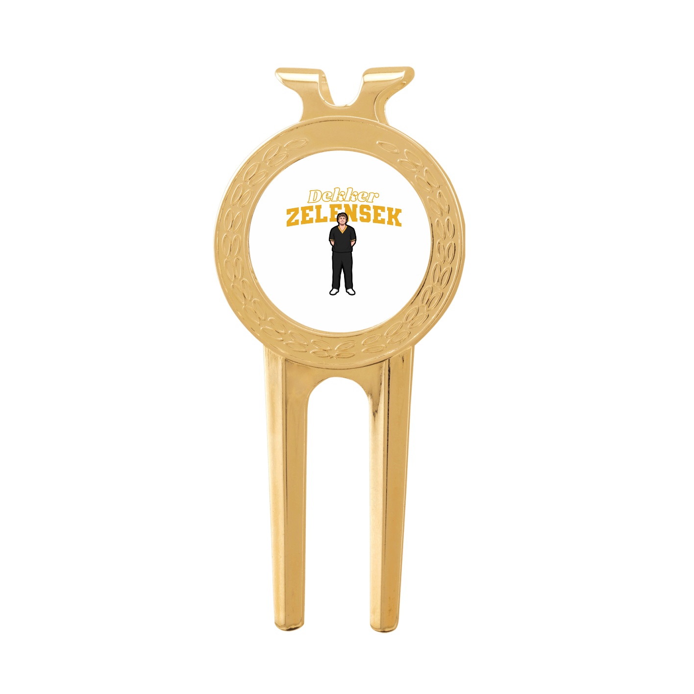 Divot Tool with Ball Marker — Name Arch in Classic