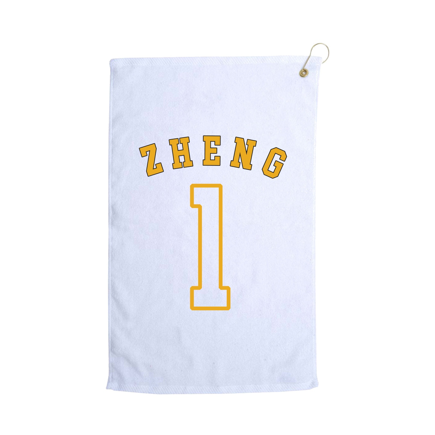 Golf Towel — Shirsey Arch in White