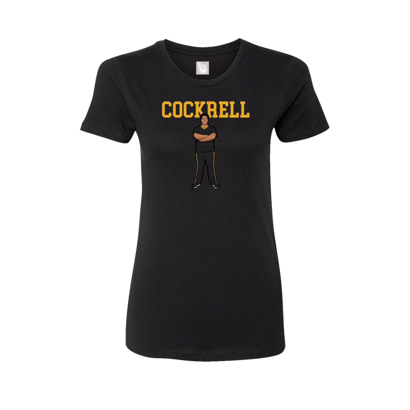 Fitted Women's Tee — Shirsey in Black