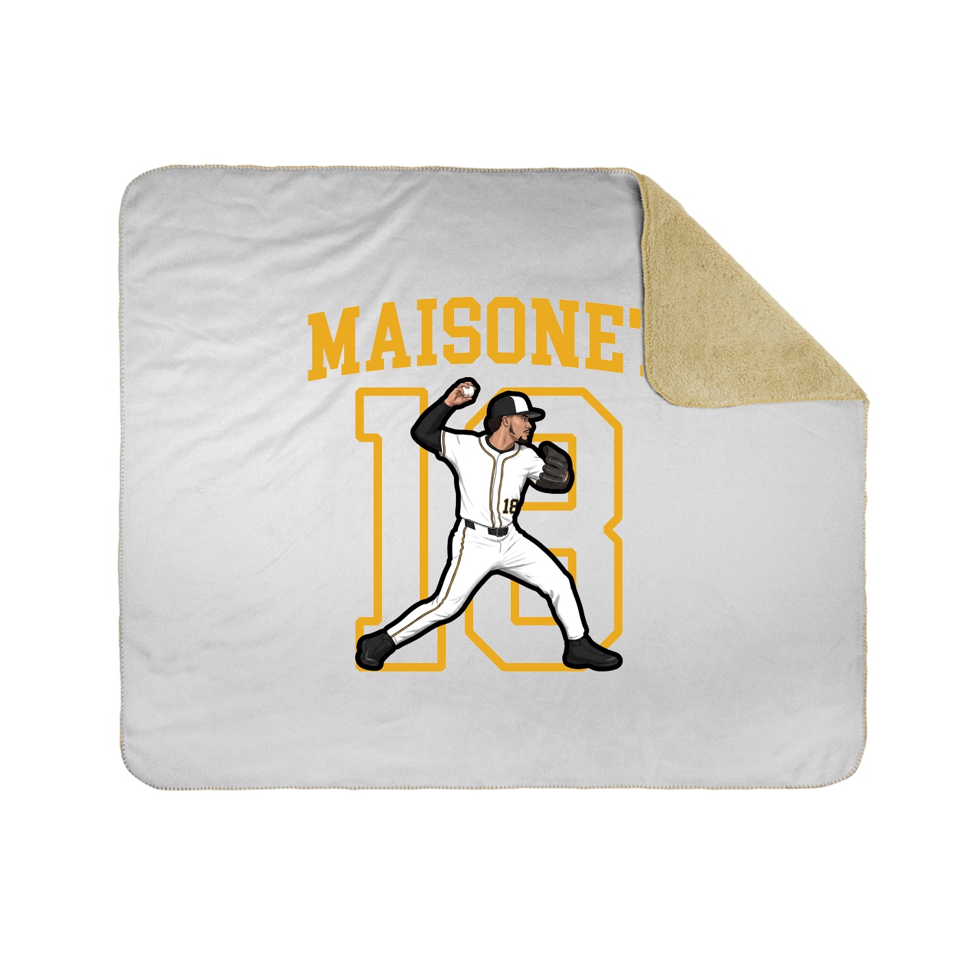 Throw Blanket — Shirsey in White