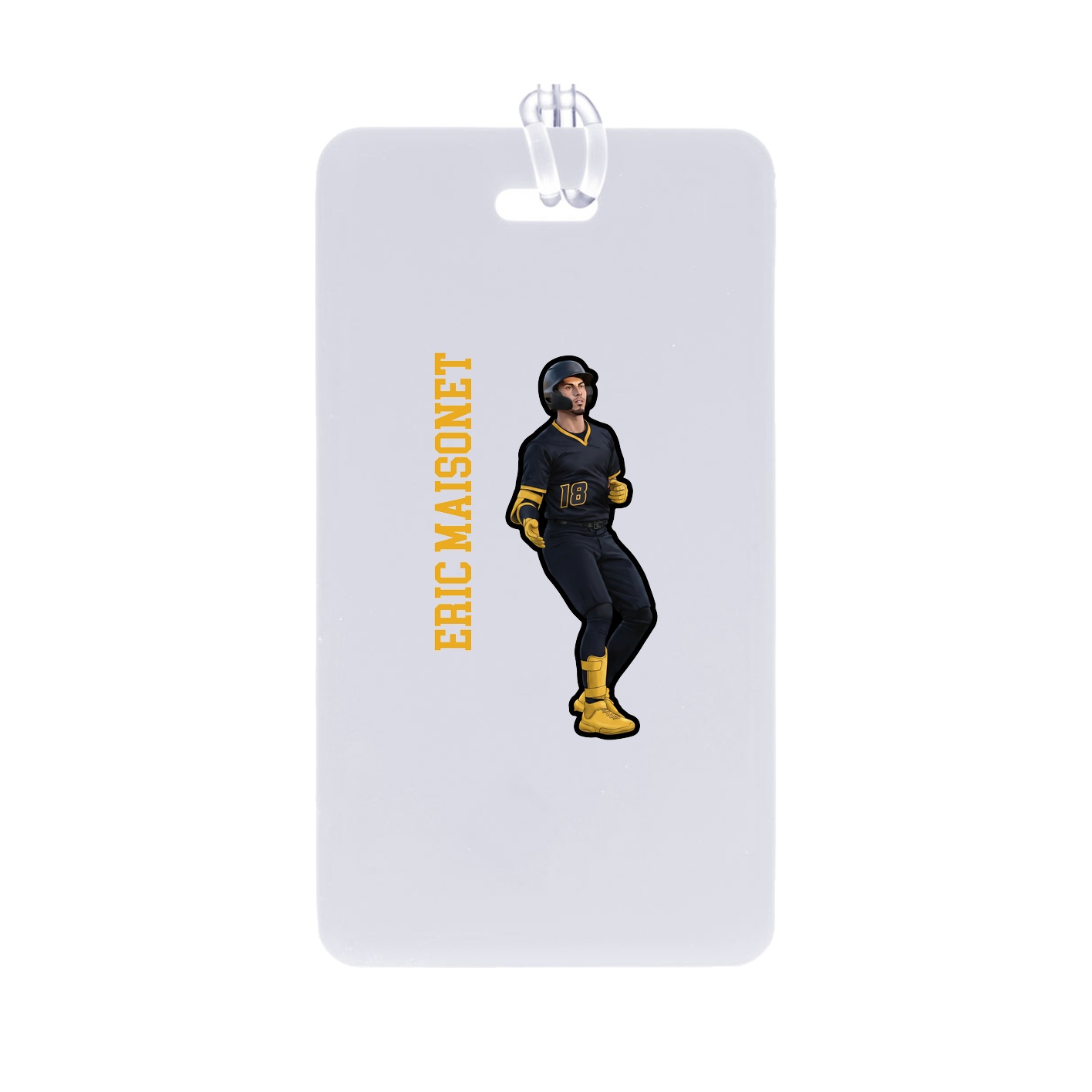 Bag Tag — Name Vertical in Classic