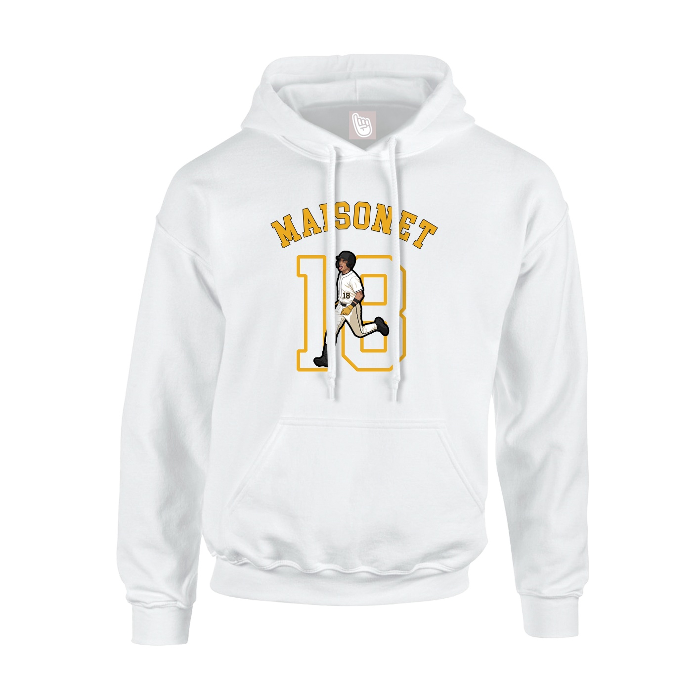 Hoodie — Shirsey Arch in White