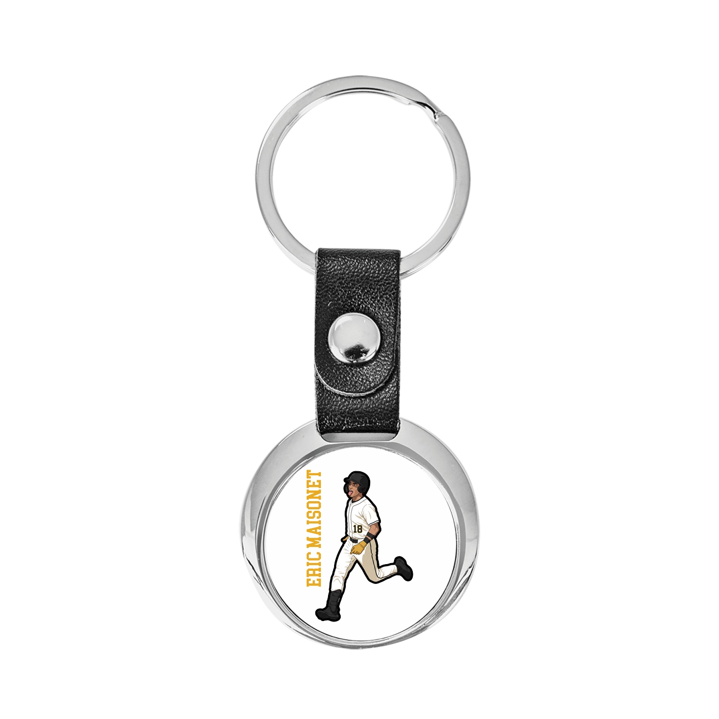 Key Chain — Name Vertical in Classic