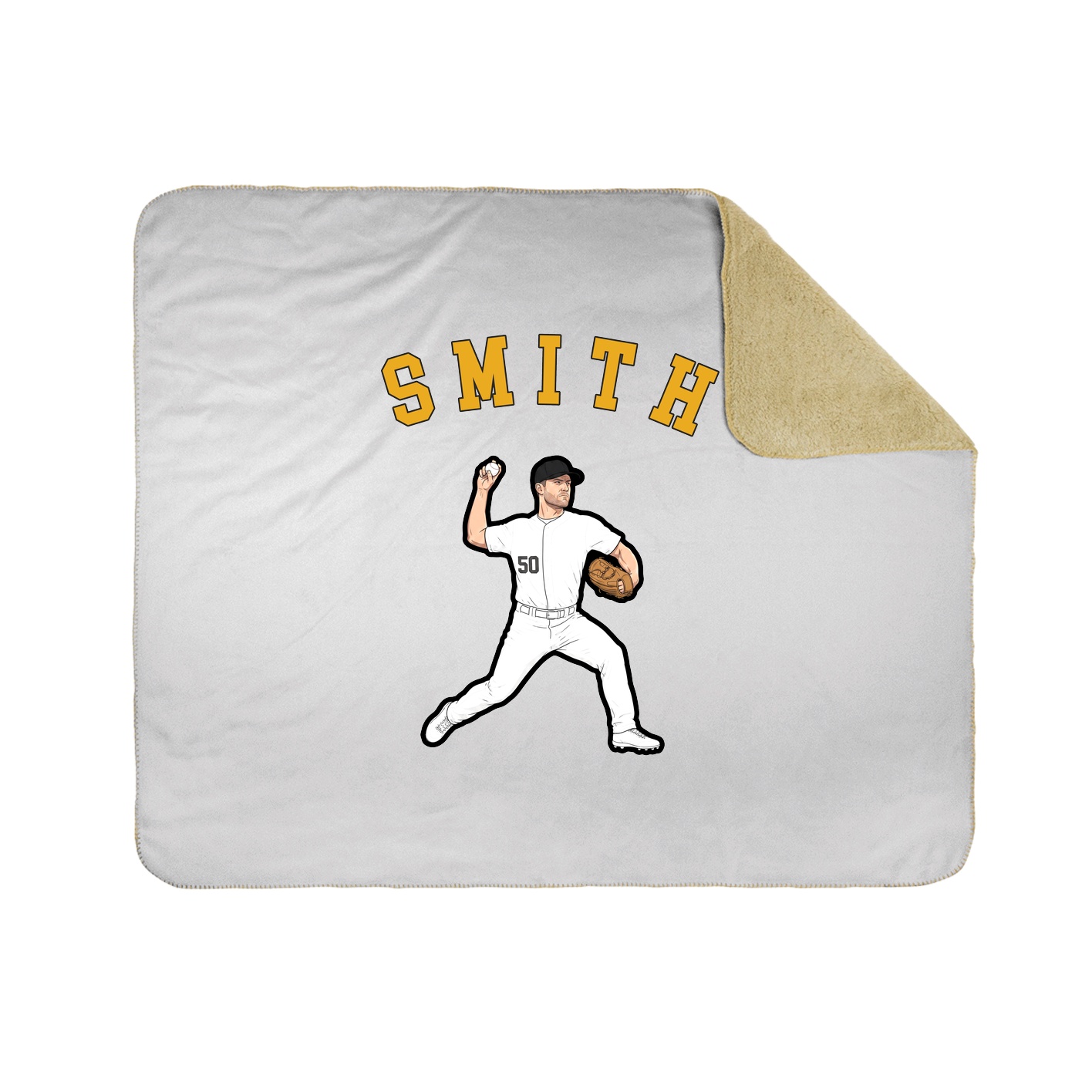 Throw Blanket — Shirsey Arch in White