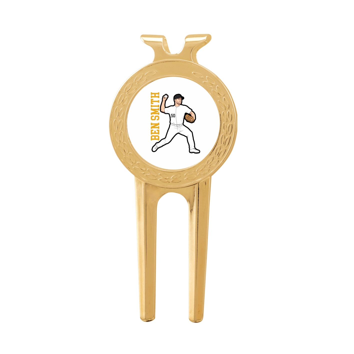 Divot Tool with Ball Marker — Name Vertical in Classic