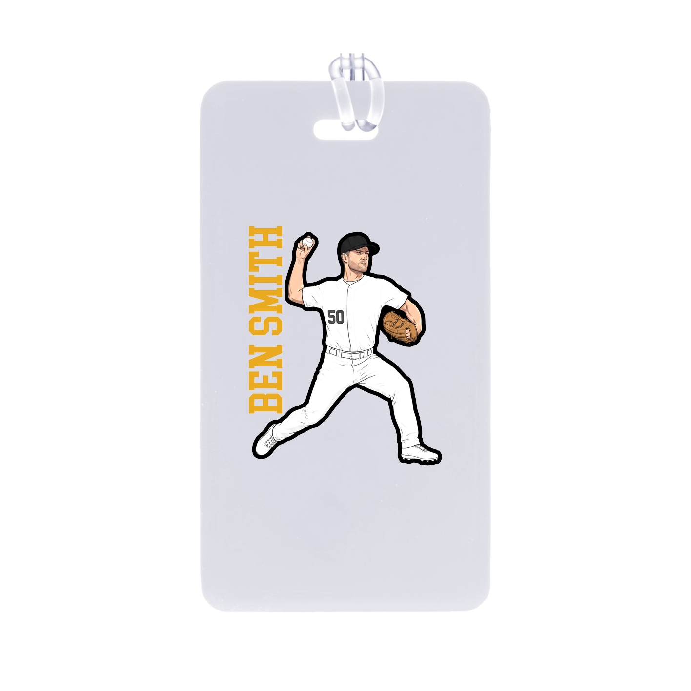 Bag Tag — Name Vertical in Classic