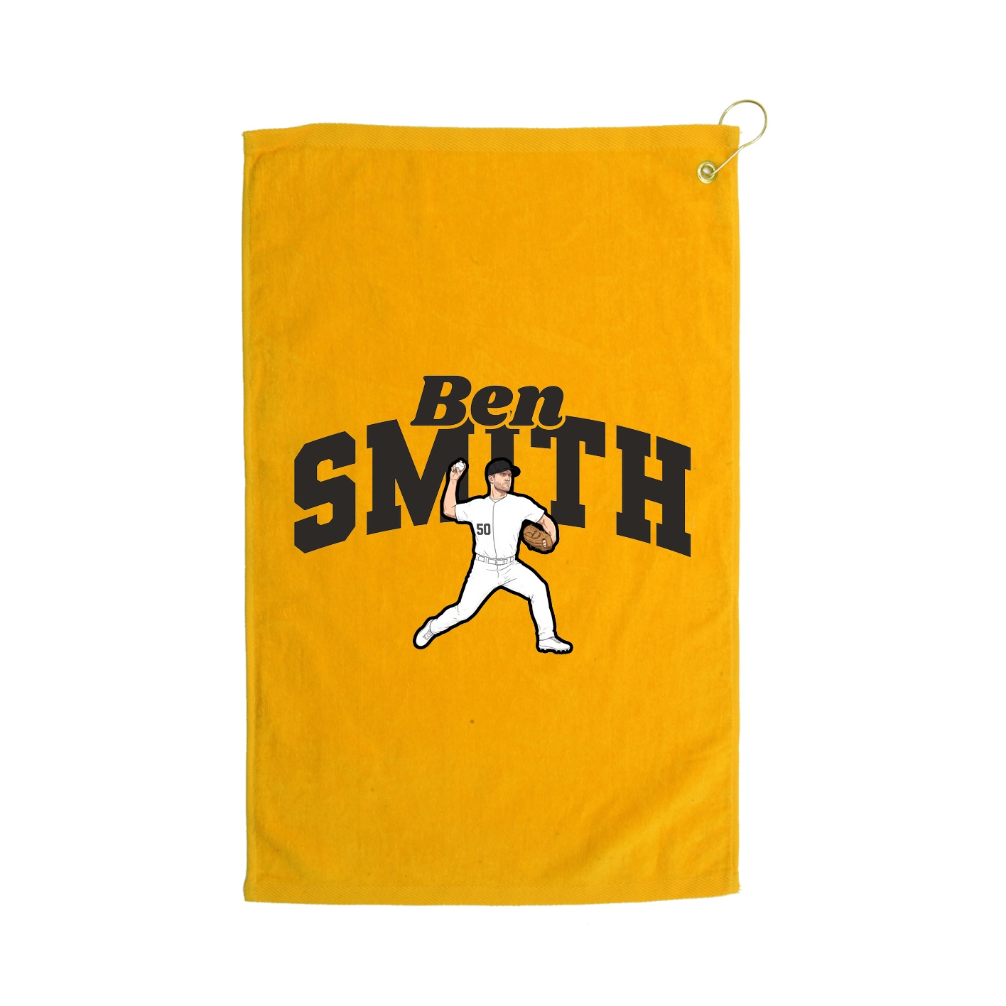 Golf Towel — Signature Arch in Gold