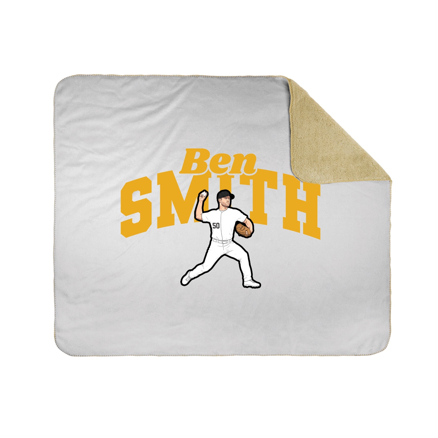 Throw Blanket — Signature Arch in White