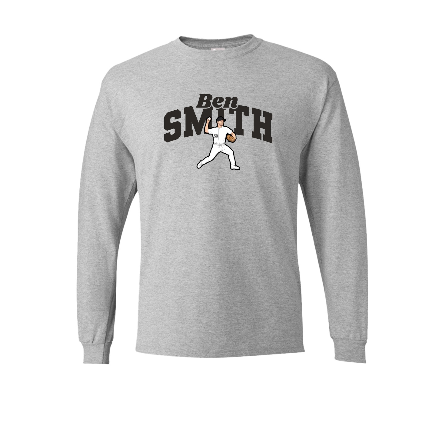Long Sleeve Tee — Signature Arch in Grey