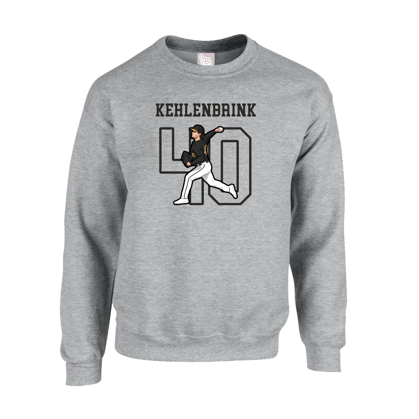 Fleece Crew — Shirsey in Grey
