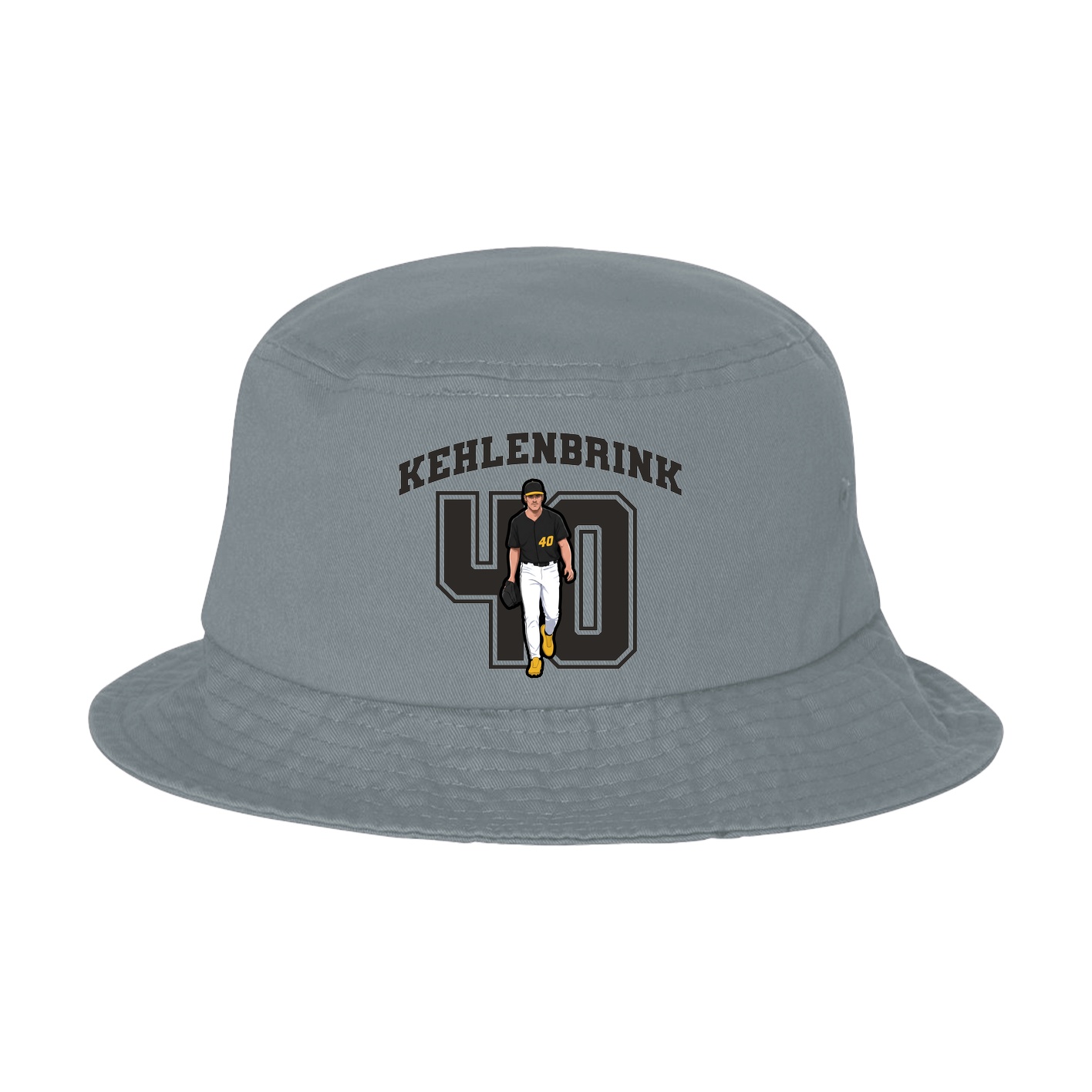 Bucket Cap — Number in Grey