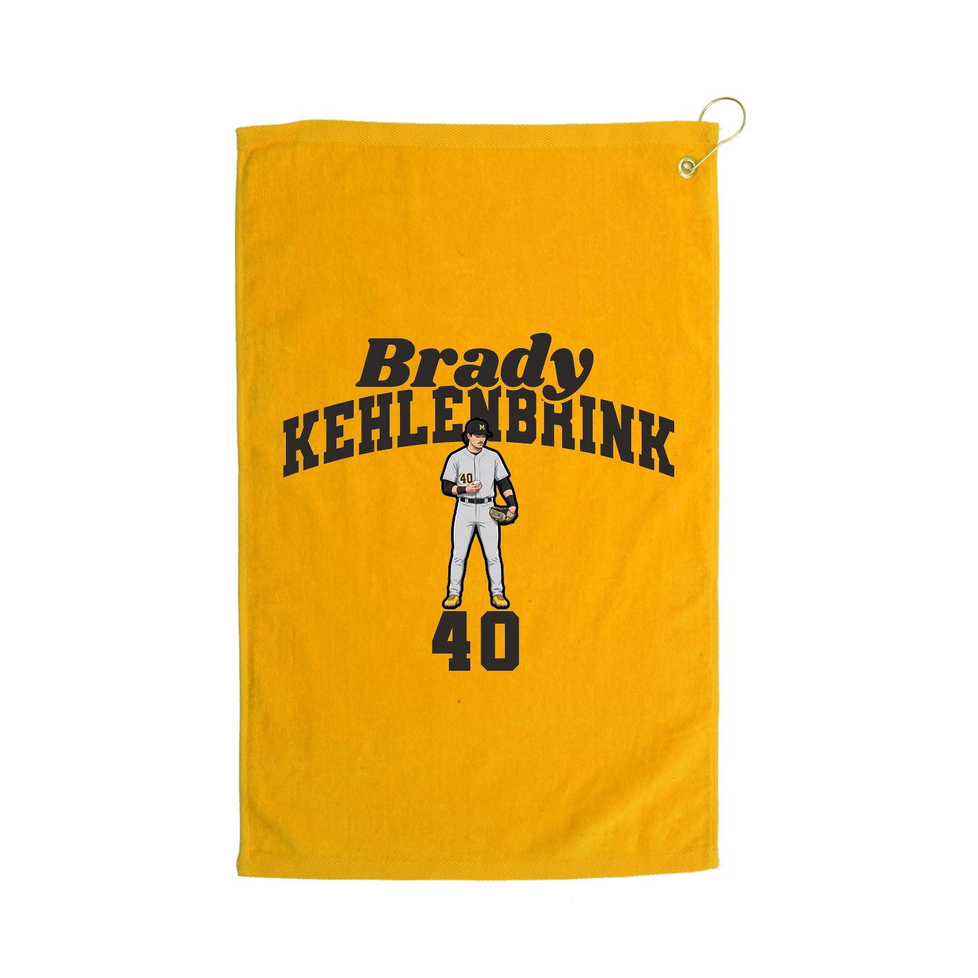 Golf Towel — Signature Arch in Gold