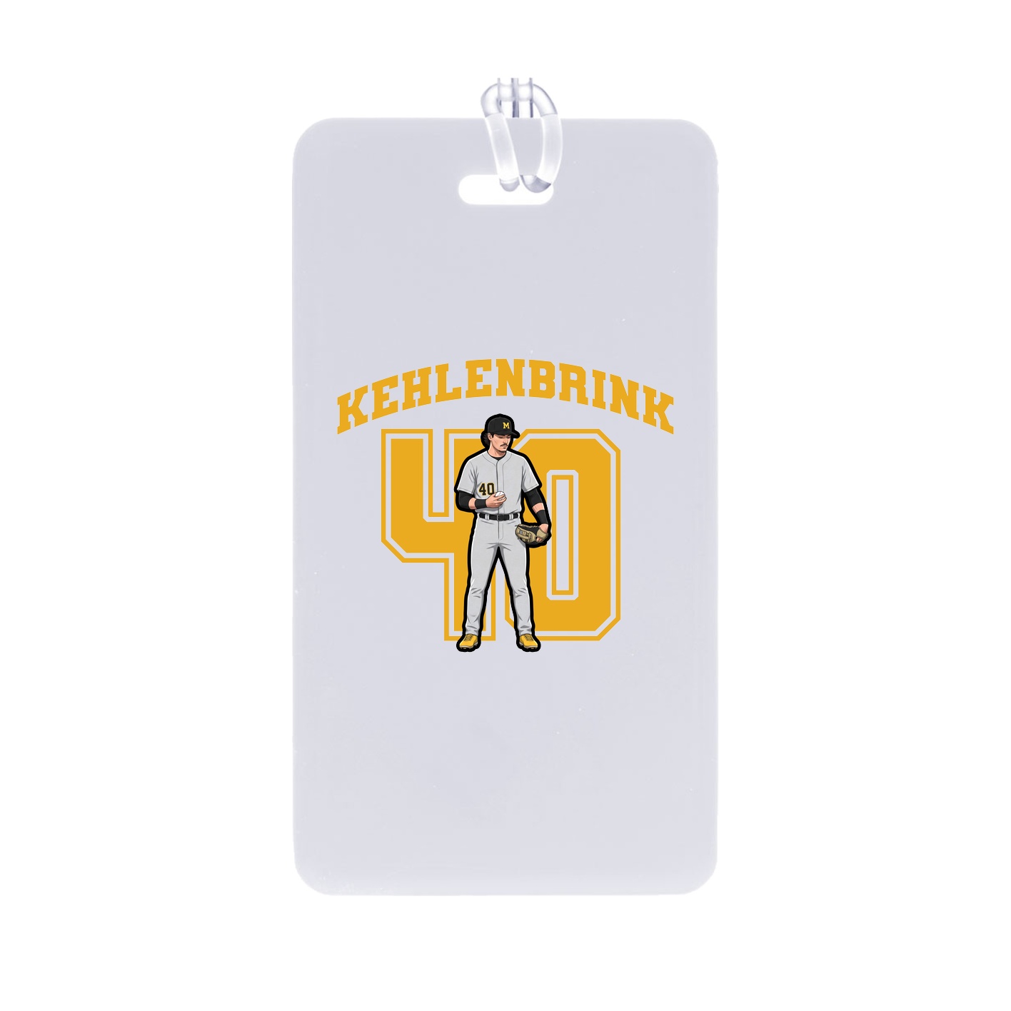 Bag Tag — Number in Classic