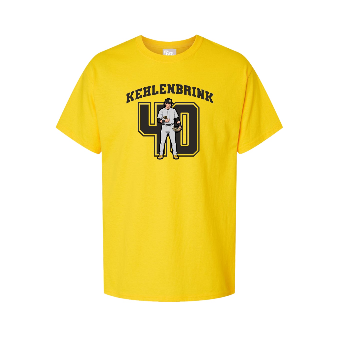 Youth Tee — Number in Gold