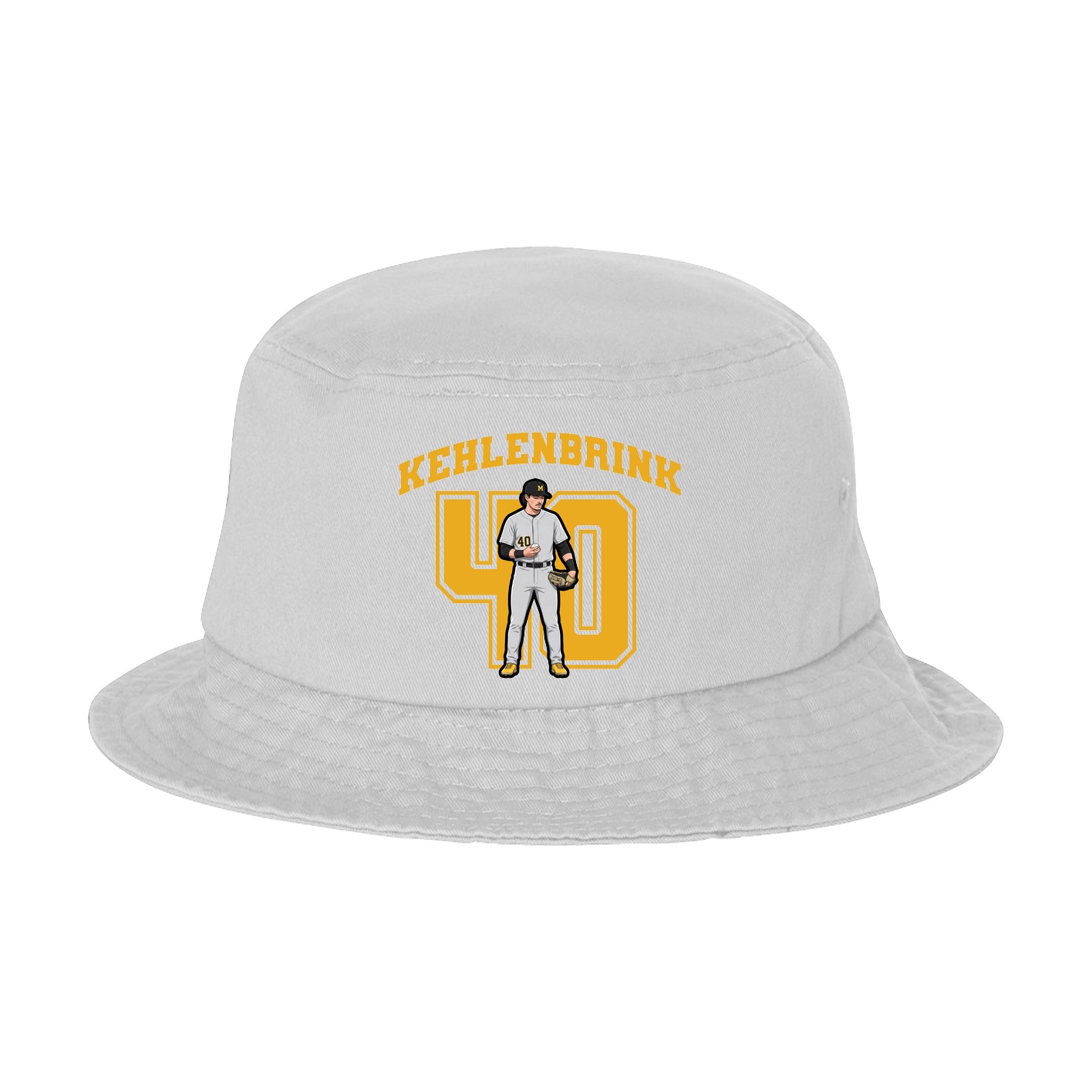 Bucket Cap — Number in White