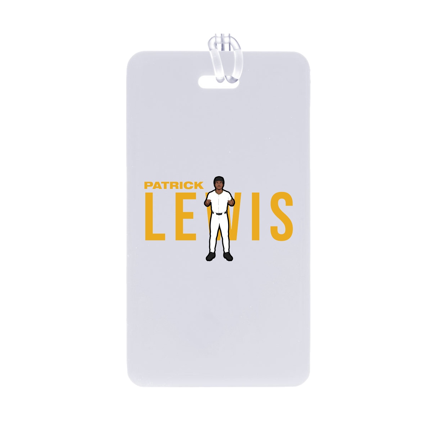 Bag Tag — Player Name in Classic