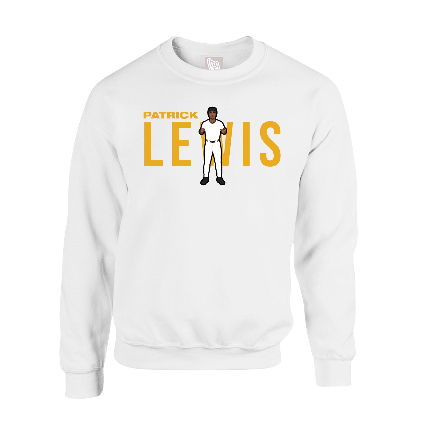 Fleece Crew — Player Name in White