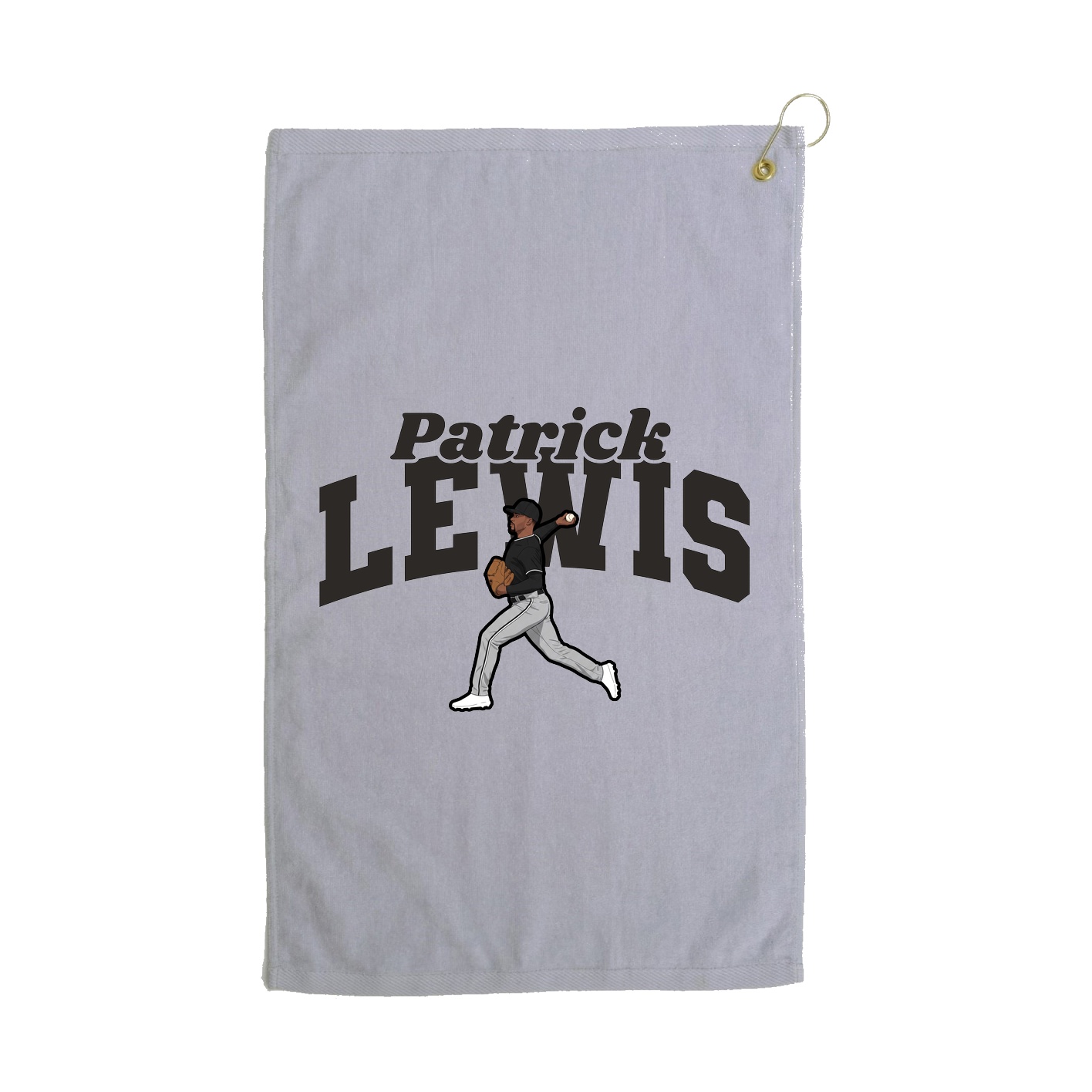 Golf Towel — Signature Arch in Grey