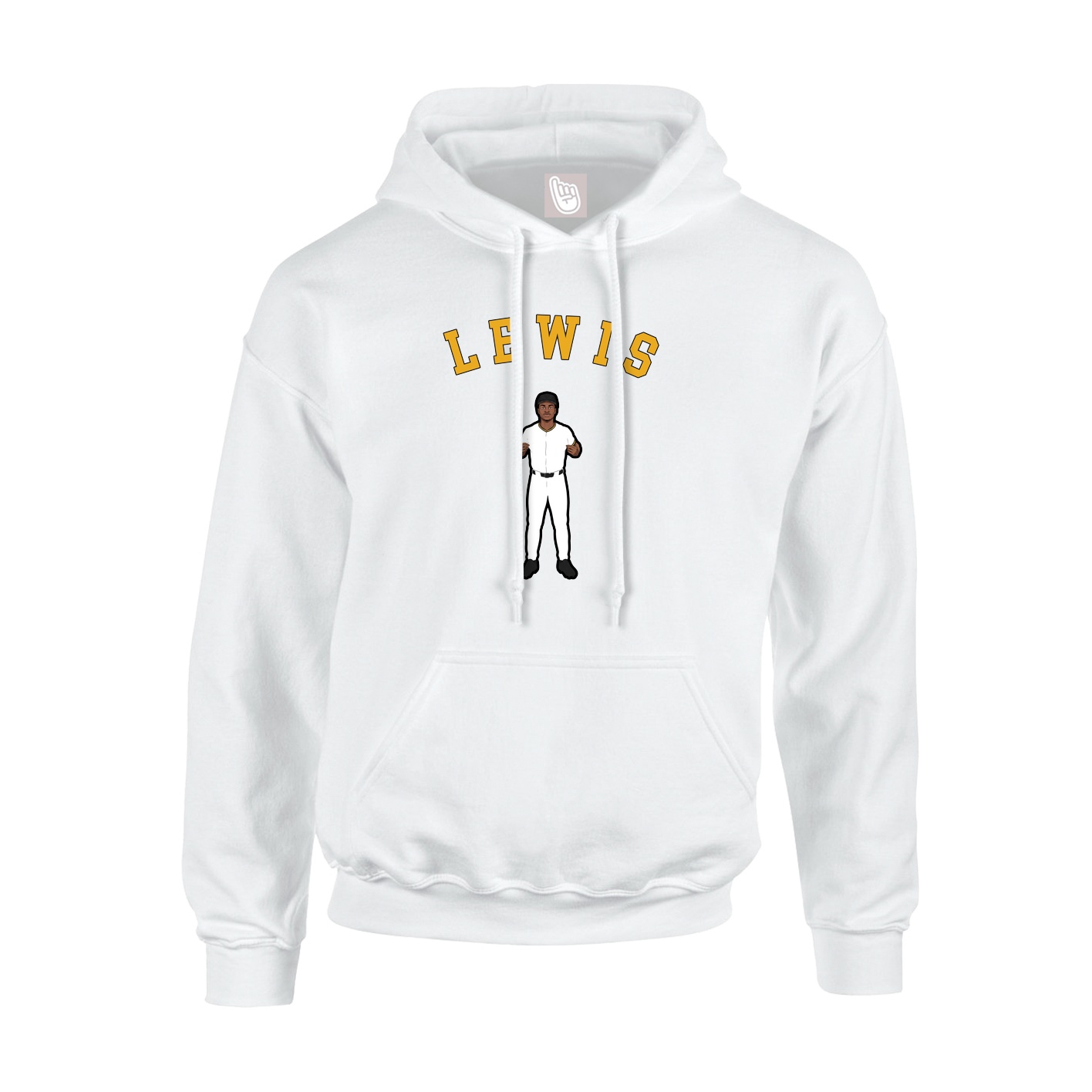 Youth Hoodie — Shirsey Arch in White