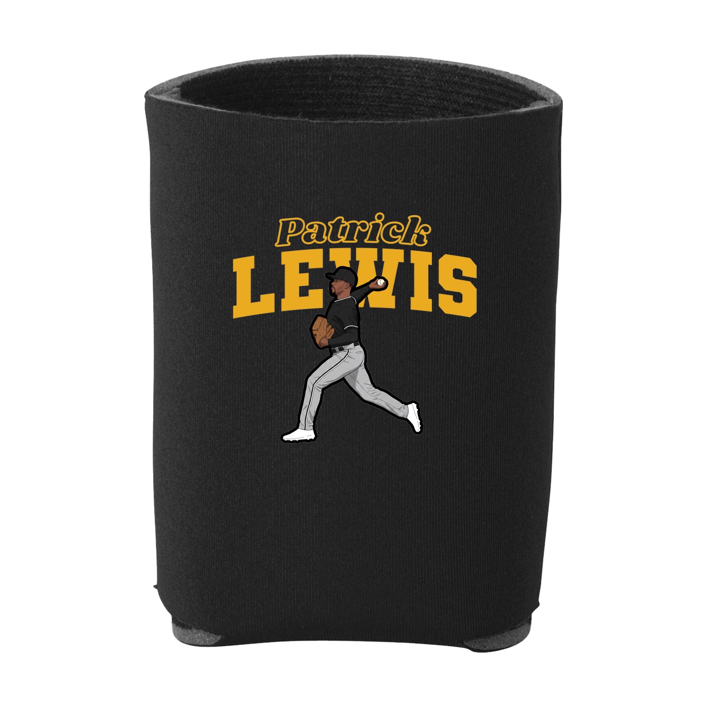Can Holder — Name Arch in Black