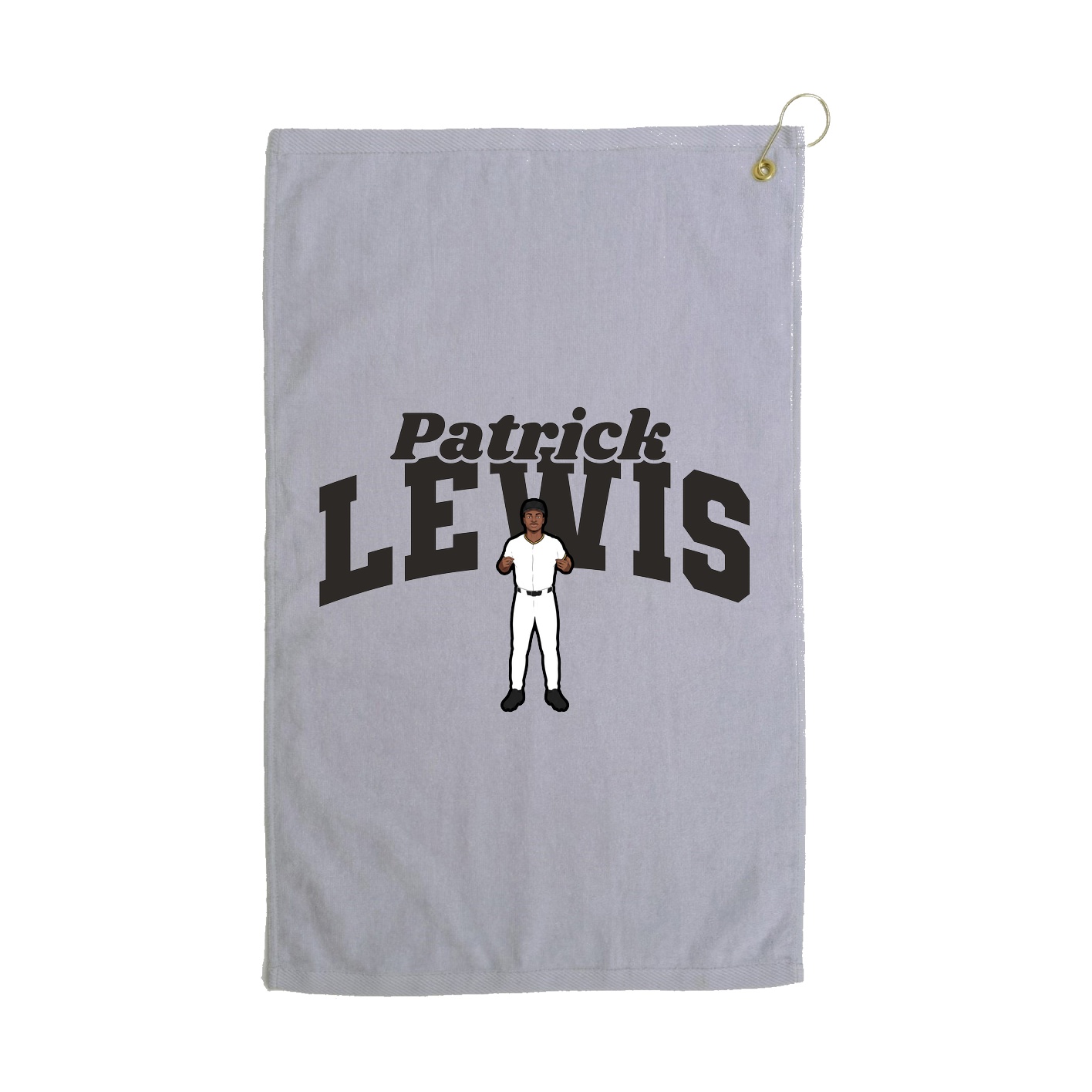 Golf Towel — Signature Arch in Grey
