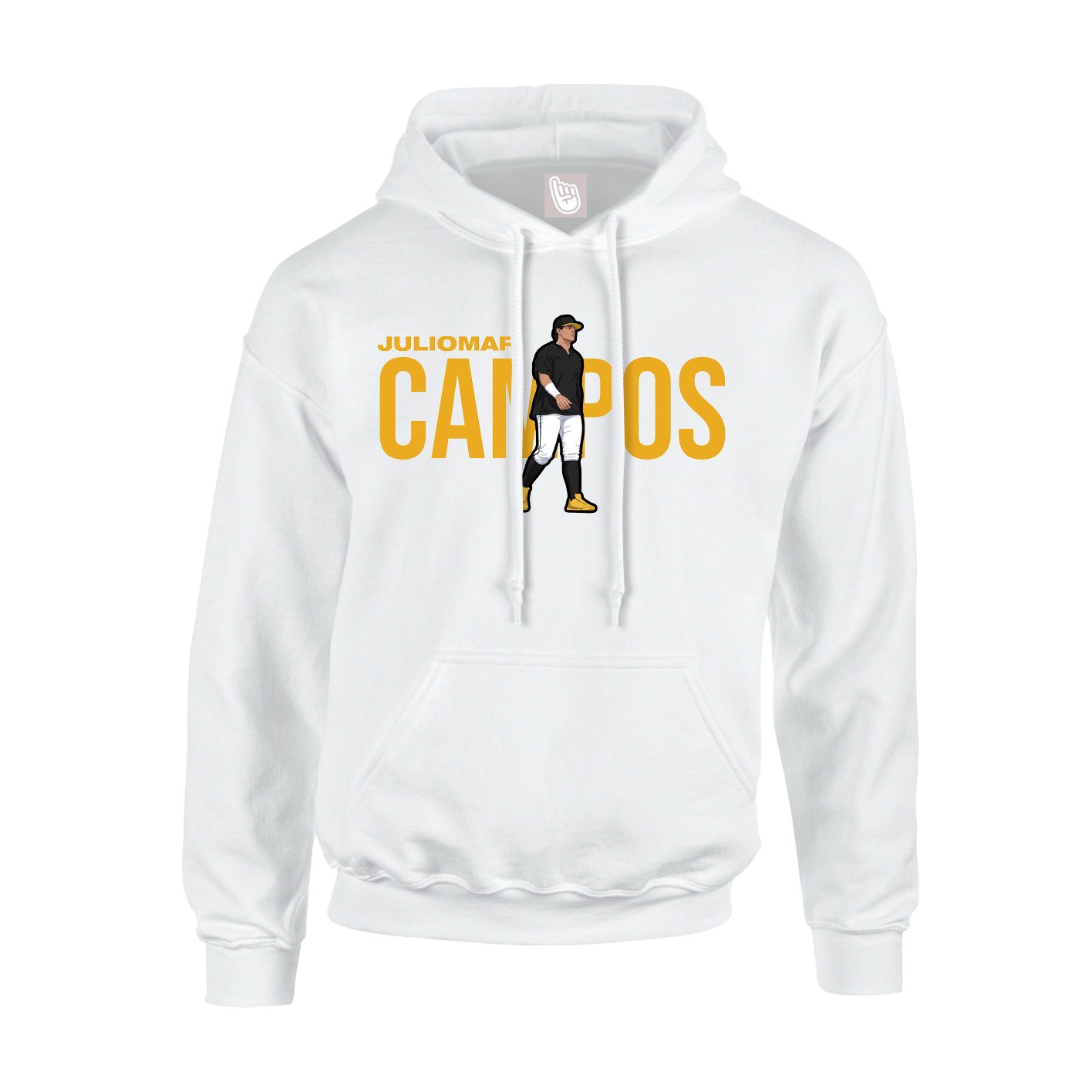 Hoodie — Player Name in White