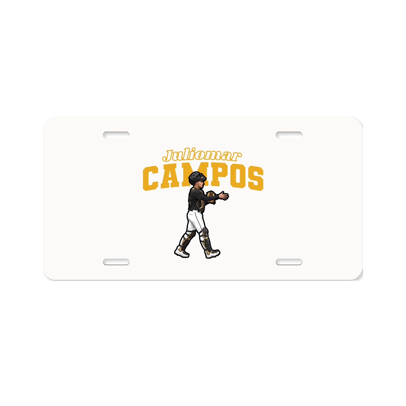 License Plate — Name Arch in Classic