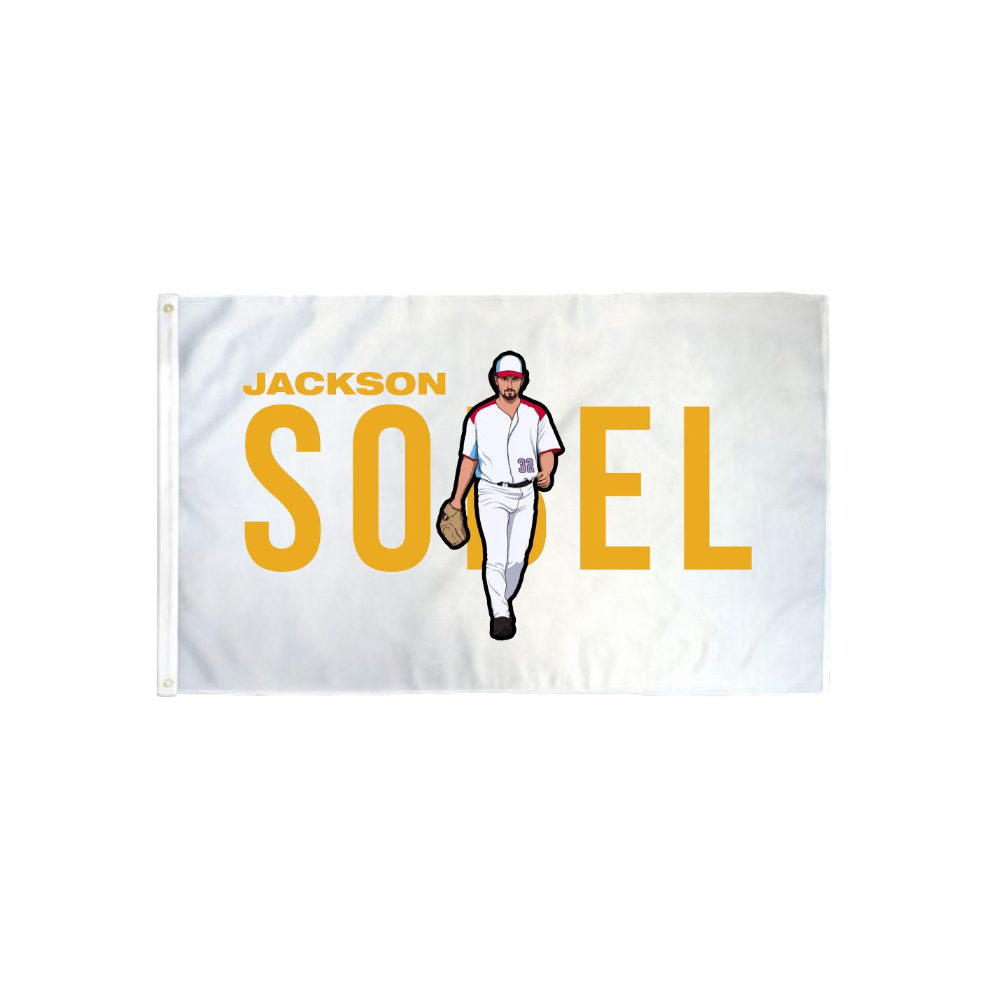 3x5 Flag — Player Name in Classic