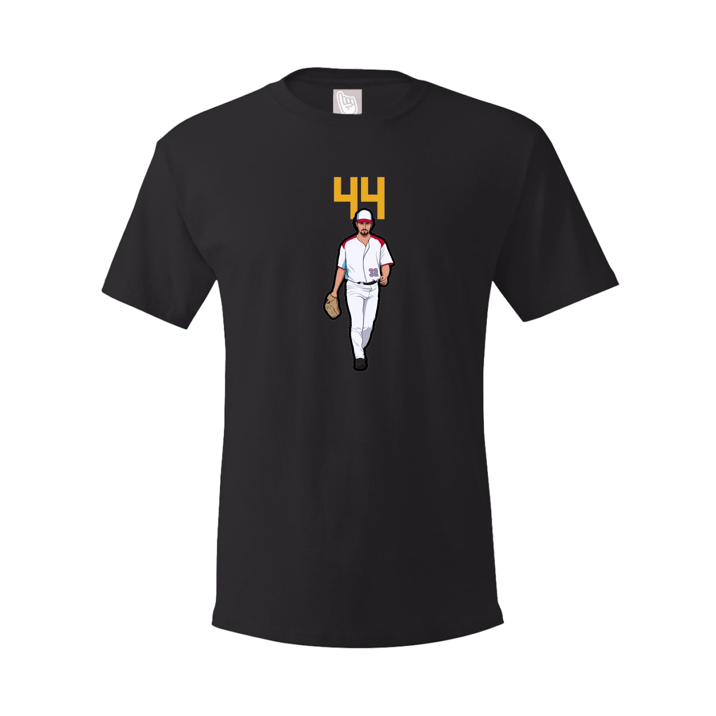Youth Tee — Number Top in Black