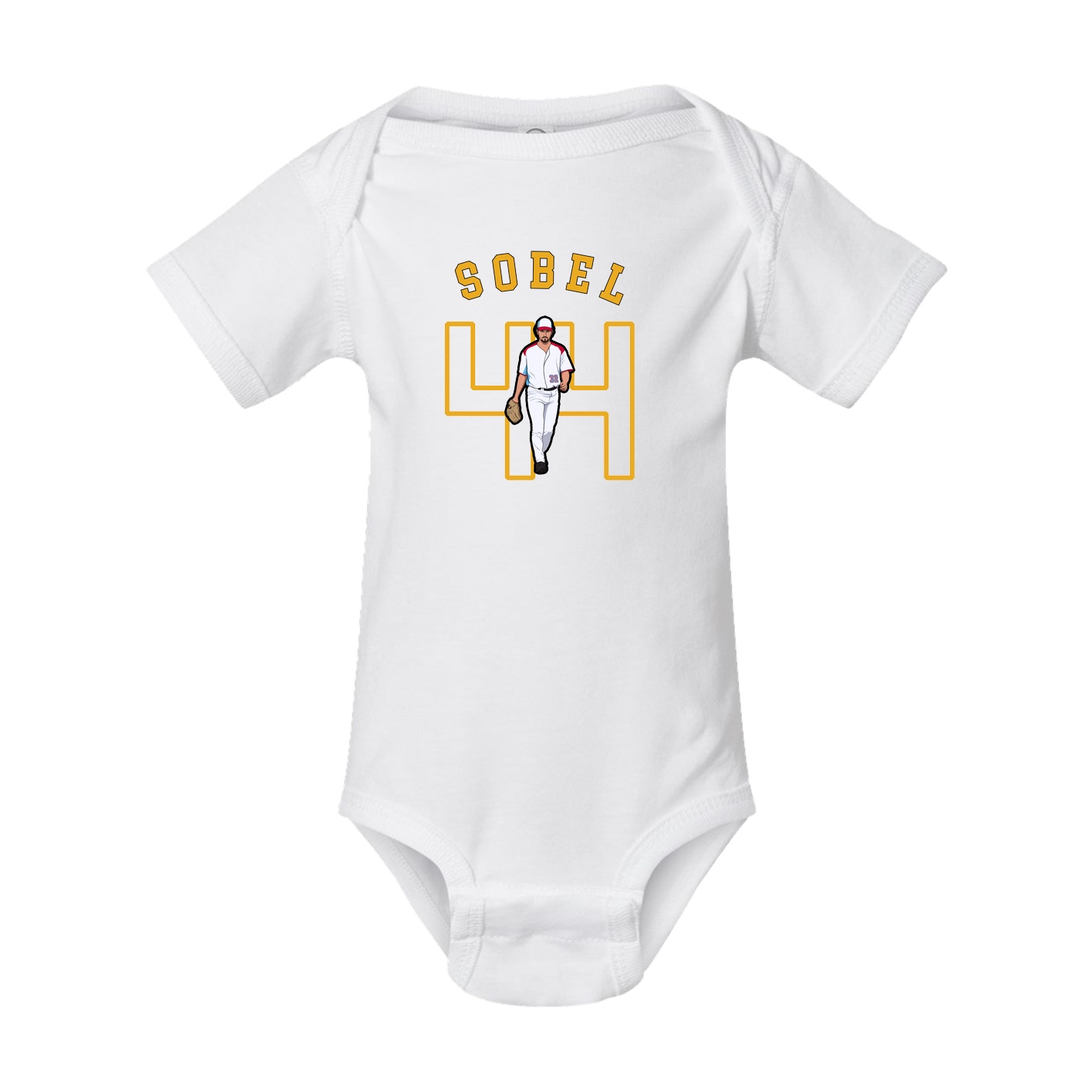 Baby Onesie — Shirsey Arch in White