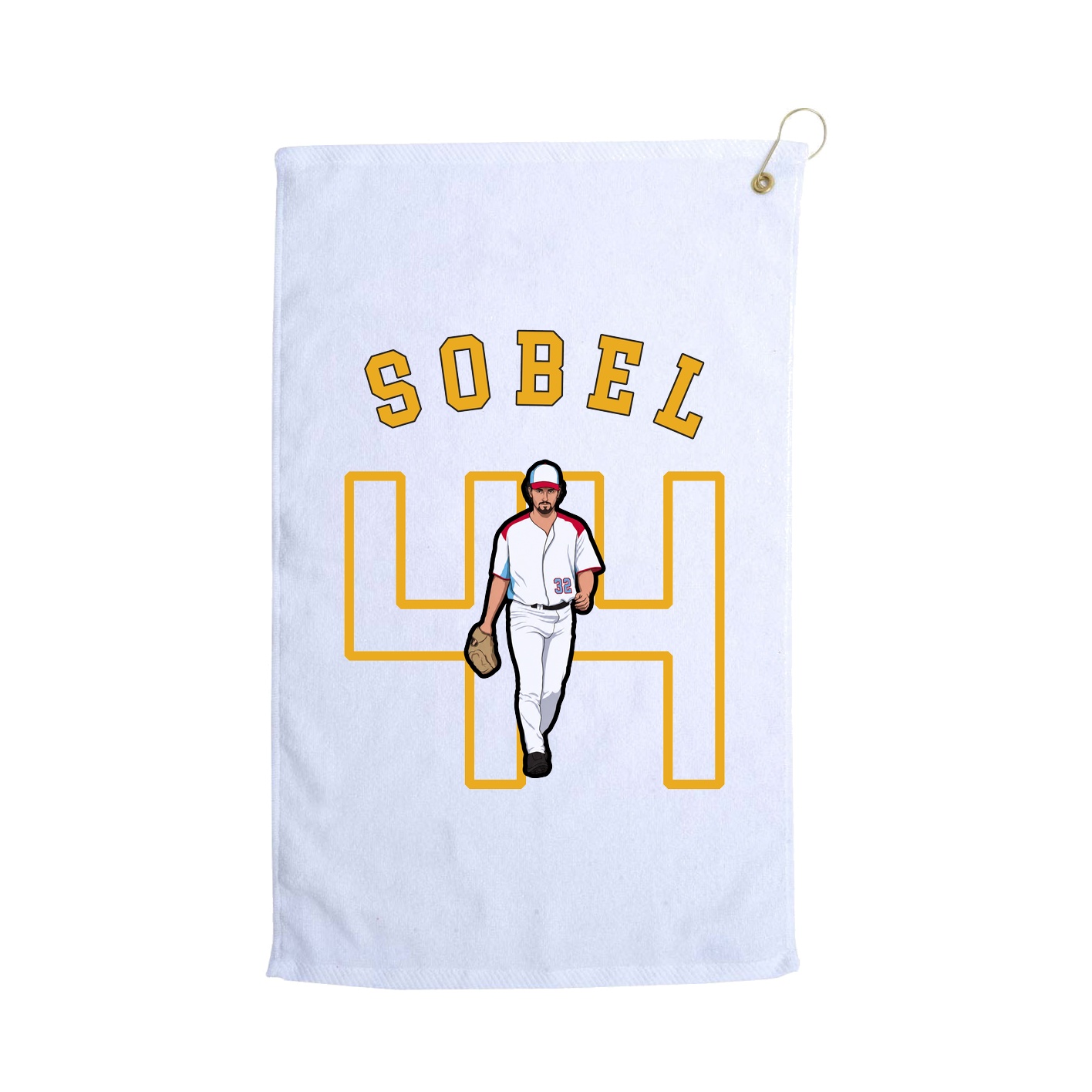 Golf Towel — Shirsey Arch in White