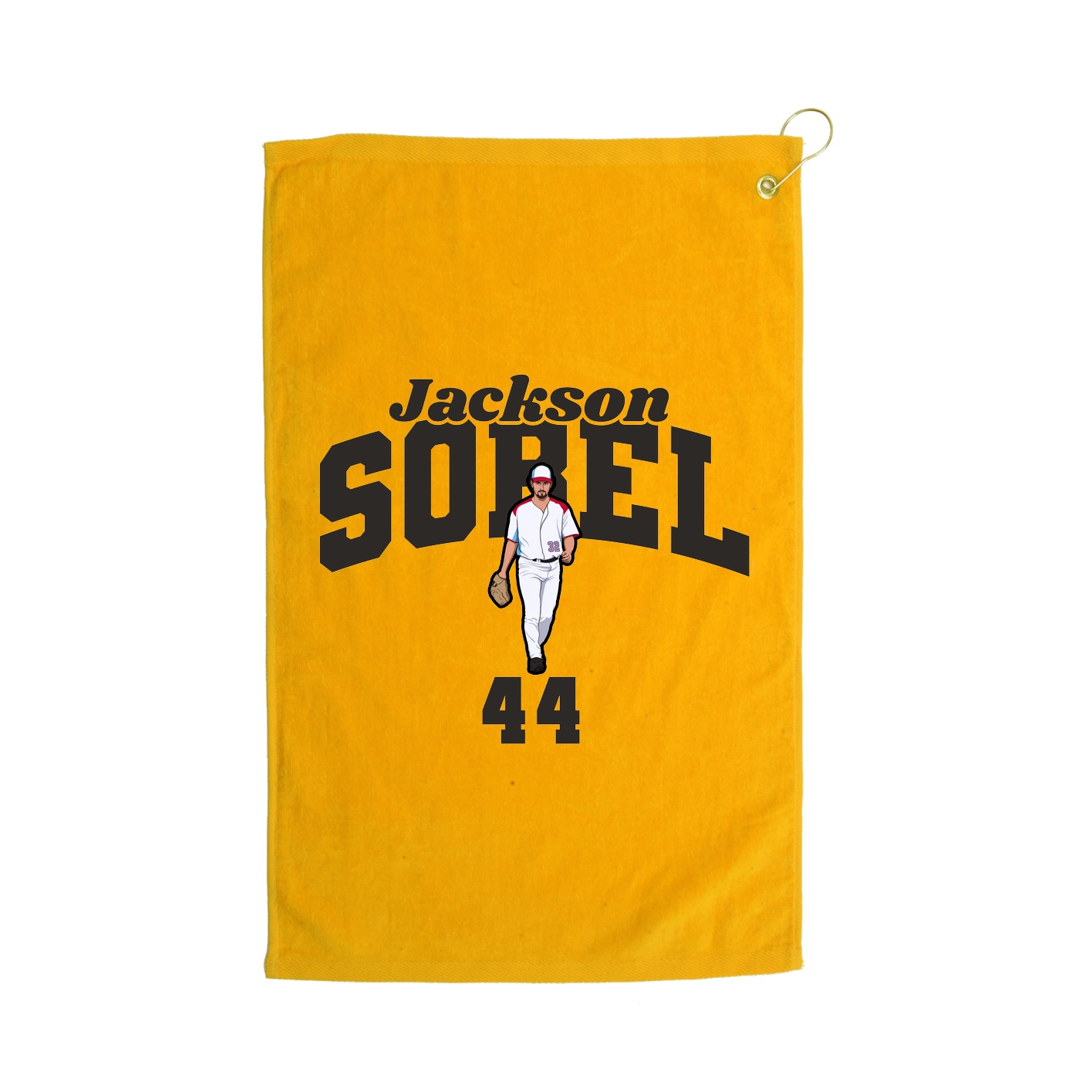 Golf Towel — Signature Arch in Gold