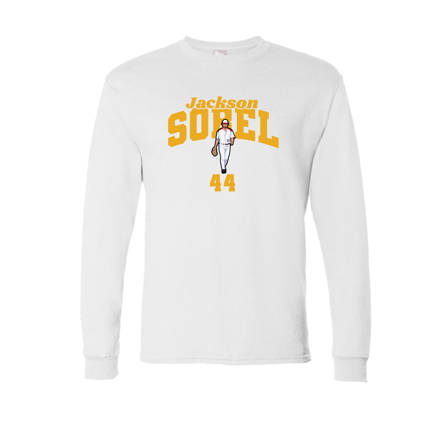 Long Sleeve Tee — Signature Arch in White