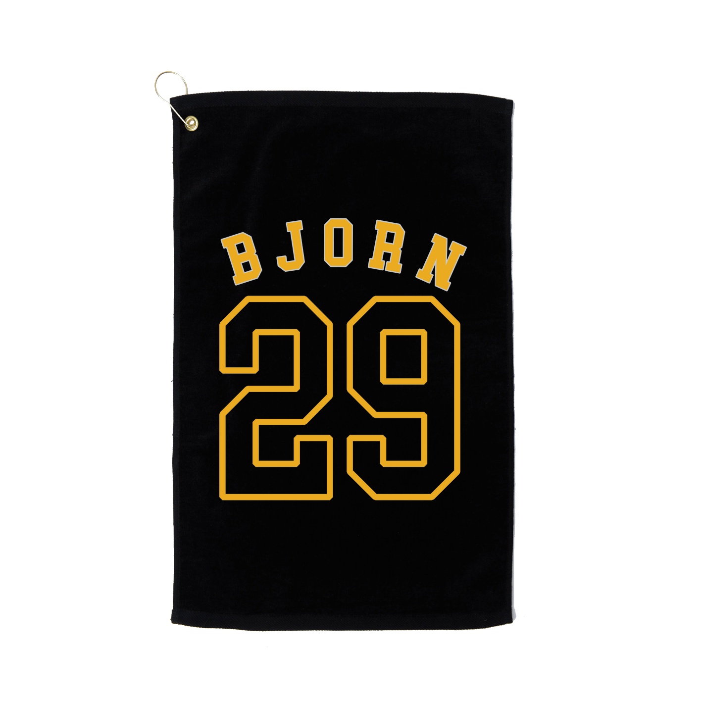 Golf Towel — Shirsey Arch in Black