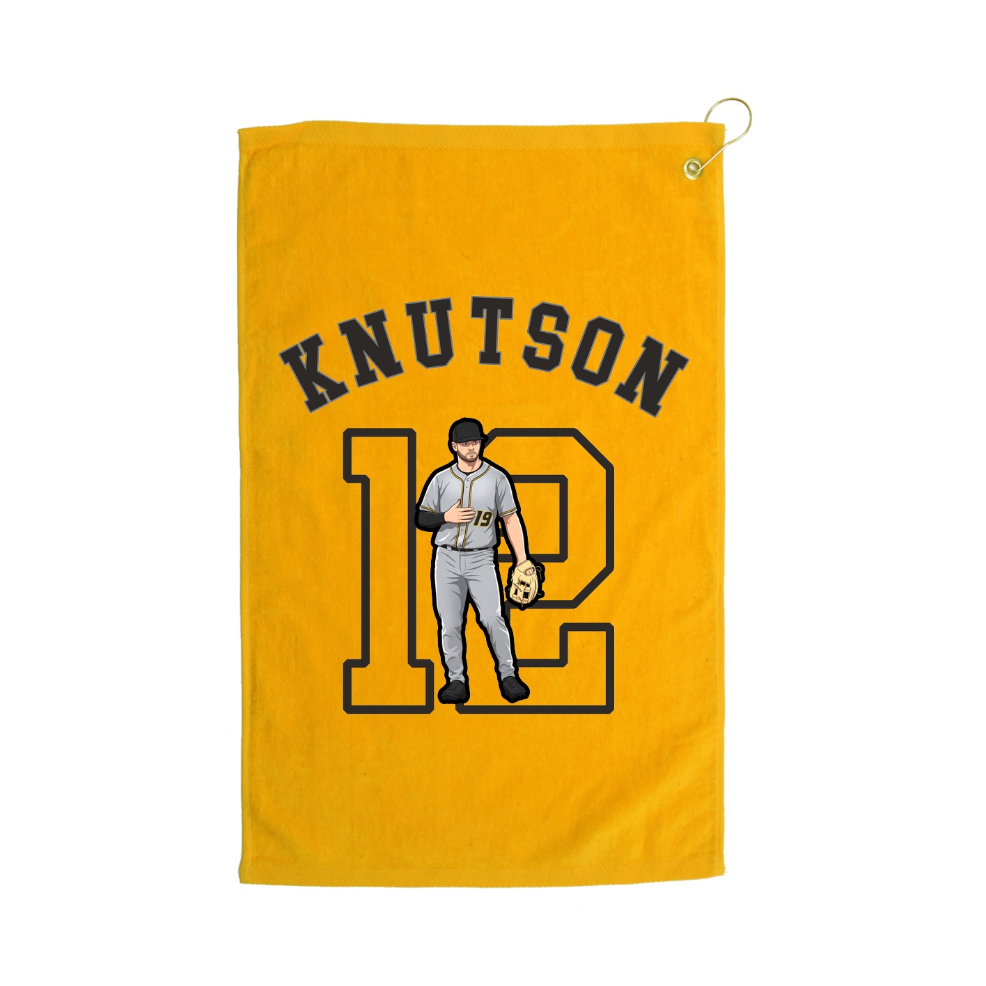 Golf Towel — Shirsey Arch in Gold