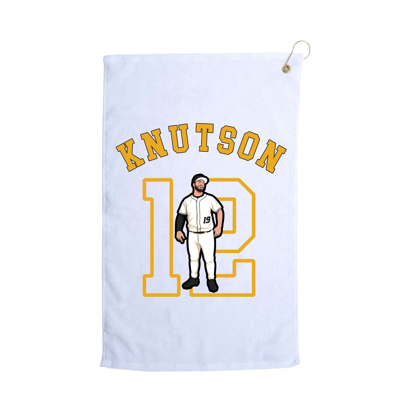 Golf Towel — Shirsey Arch in White