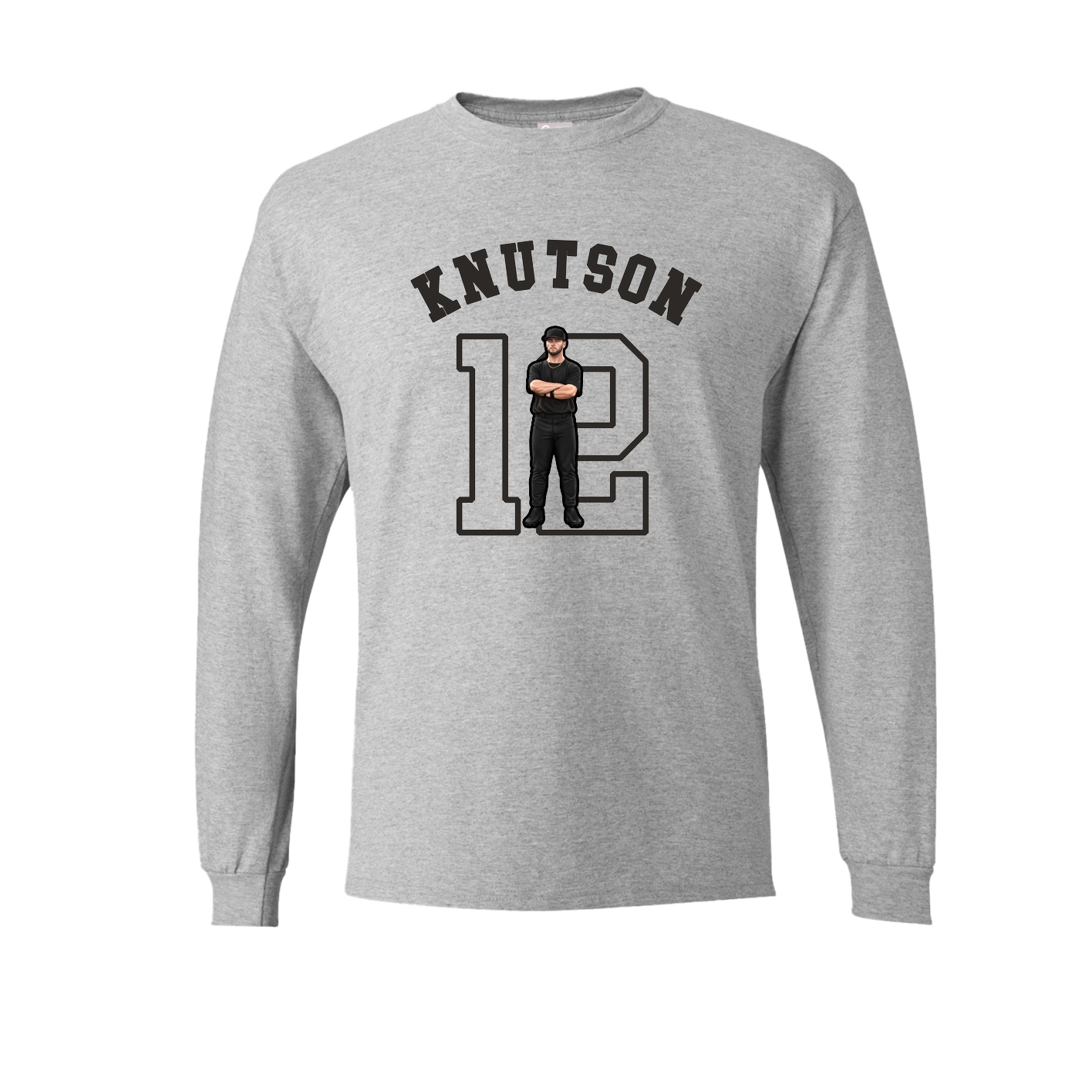 Long Sleeve Tee — Shirsey Arch in Grey