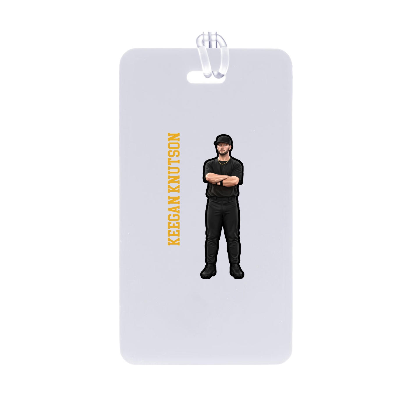 Bag Tag — Name Vertical in Classic
