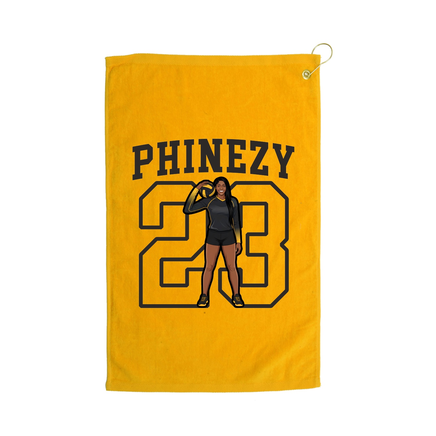 Golf Towel — Shirsey in Gold