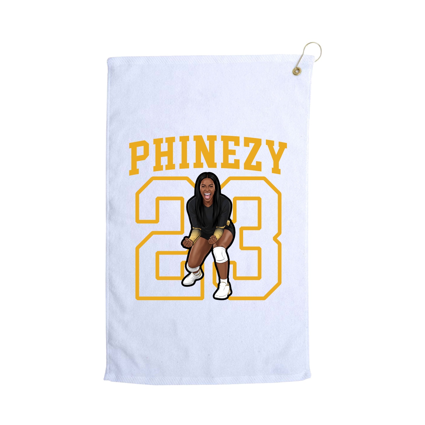 Golf Towel — Shirsey in White